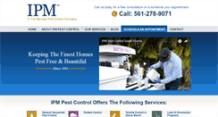 Desktop Screenshot of pestcontrolipm.com